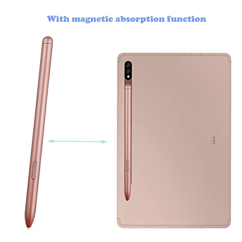 Image of Tab S7, S7+ Pen Replacement Pointer Stylus Pen for Samsung Galaxy Tab S7,Tab S7+ Plus,S8,S8+,S8 Ultra S Pen Stylus (Without Bluetooth) + Tips /Nibs(Golden)