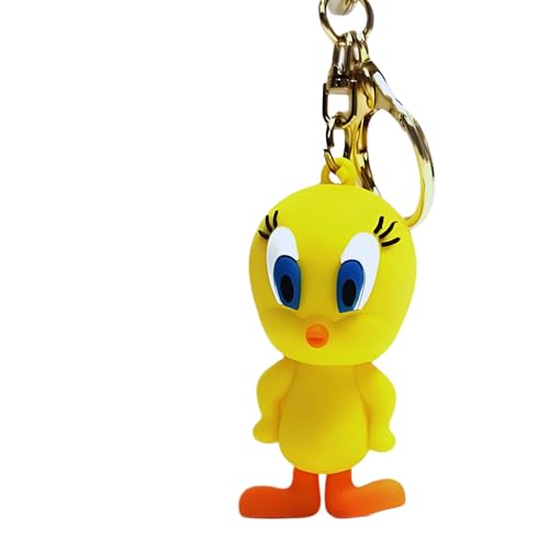 Image of Cute 3D Keychain | Keyring & Quirky Bag Charm | Hard Silicone, Unbreakable | Travel Essential | Kids Friendly | Strap & Bag Hook