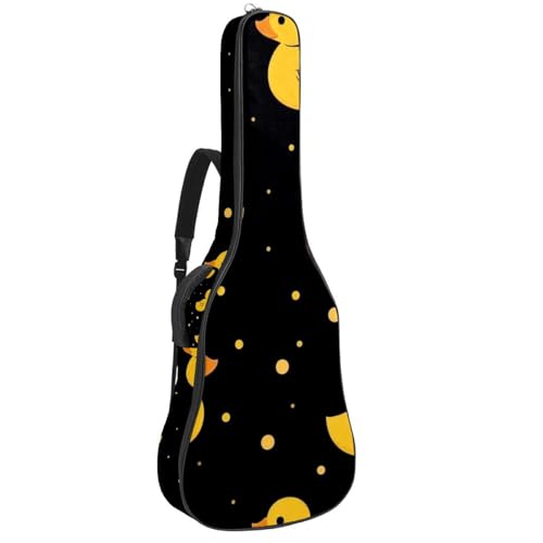 Housse de guitare Fun Little Ducks avec 2 poches et bretelles réglables