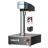 OMTech 20W Fiber Laser Marking Machine with Lightburn and Rotary Aix ±0.01mm Precision | 4.3'x4.3' Area | LightBurn Compatible | Dual Red Dot Locator | 100,000+ Hours Lifespan |