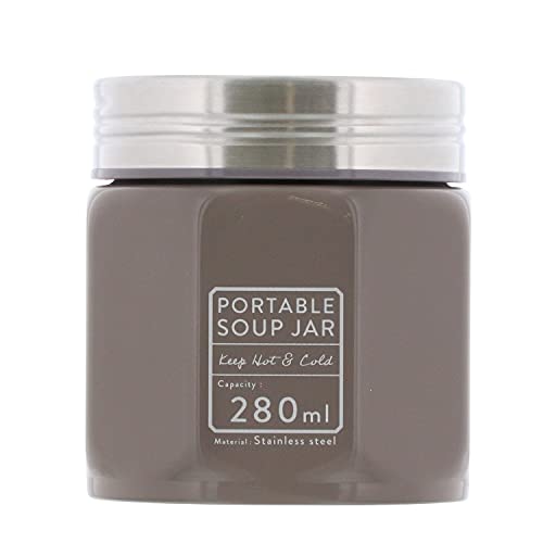 ベストコ ランチジャー 保温 280ml ウォームブラウン ND-8236 オクトゴーンヌ