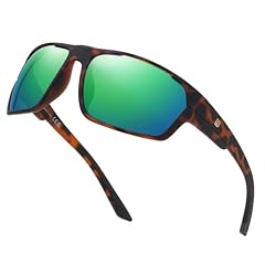 Matte Tortoise Frame Revo Green Lens
