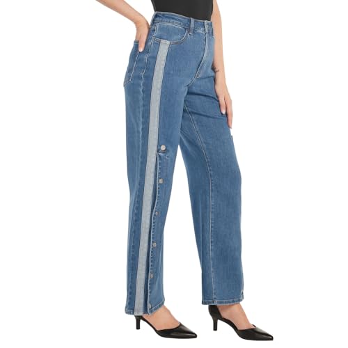 Masseys Wide Leg Snap Jean2