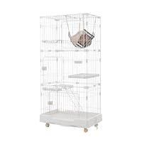 Amazon.co.jp: BTM 猫 ケージ キャットケージ 2段 ペットケージ