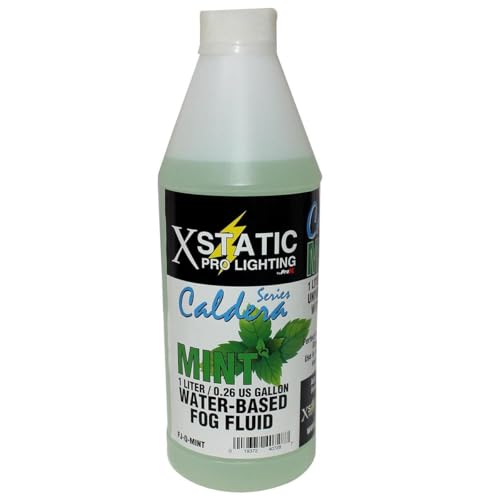 FJ-Q-MINT Caldera Series Mint Scented Water-Based Fog Juice, 1 Liter miniatura 1