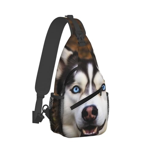 Bolso cruzado Stupid Husky para hombres y mujeres miniatura 2