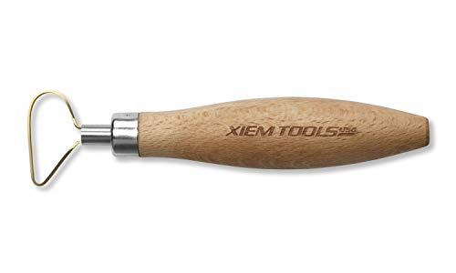 Xiem Tools USA Titanium-Fused Trimming Tools for Pottery and Ceramics (Medium Teardrop)