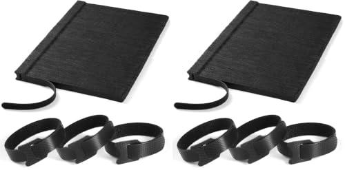 Image of 200 PCS 8 Inches Reusable Cable Ties | Adjustable Cord Wraps, Cable Straps | Hook & Loop Cord Organizer, Cable Management (Pack of 2)