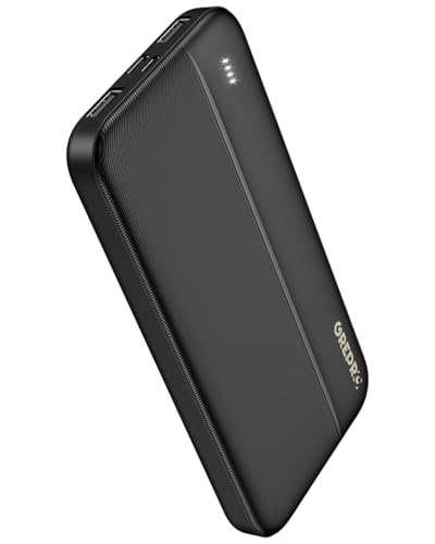 GREPRO Power Bank 10000mAh,Powerbank Klein mit Typ‑C‑Eingang – Ansicht 1