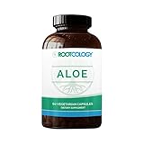 Rootcology Aloe - Gastrointestinal Supplement with Highly Concentrated Aloe Vera for Immunity + GI Support - Gut Health Supplement for Digestive Health by Izabella Wentz (60 Capsules)