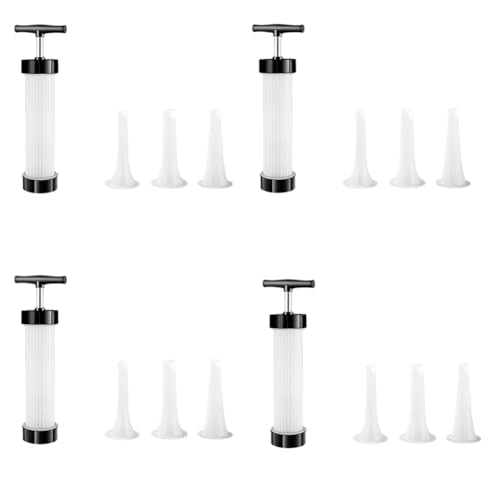 Jaqperd - Llenador de salchichas para el hogar, hecho a mano, empujador de salchichas para cocina, herramienta manual para empujar salchichas de carne
