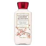 Bath and Body Japanese Cherry Blossom 24 Hour Moisture Super Smooth Body Lotion with Shea Butter, Coconut Oil and Vitamin E 8 fl oz / 236 mL