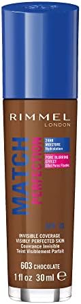 Rimmel London Match Perfection Liquid Foundation - 200 Soft Beige, 30ml