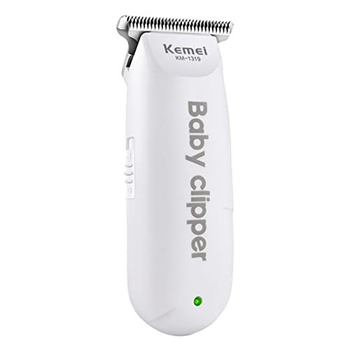 Duotar Máquina de cortar cabelo infantil Mini aparador de cabelo sem fio e à prova d'água Kit de corte de cabelo recarregável com 3 pentes de guia para bebês e crianças