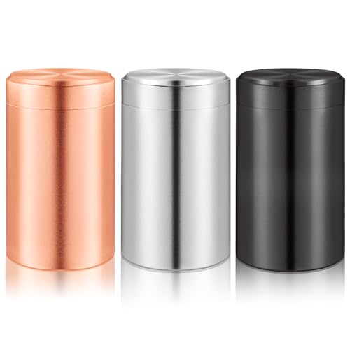 Mirrline 3 Pcs 150ml/5oz Aluminum Storage Jar Multipurpose Storage Airtight