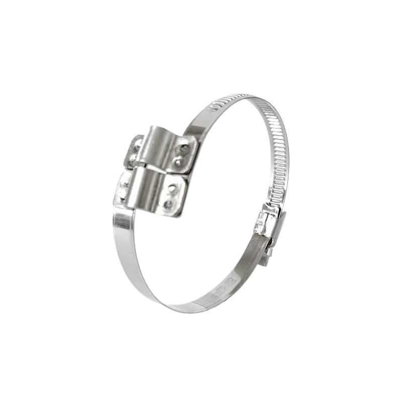 1 à 10 colliers de serrage type allemand en acier inoxydable 304 (22-515 mm) for tuyaux gaine et tubes ondulés. Collier vis sans fin bande spiralée(50-70mm L(4pcs))