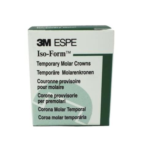 Iso-Form Temporary Molar Crowns, Box of 5 - U-70