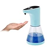 Me Sugar Soap Dispenser, Automatic Hands Free Soap Dispenser, 16oz/480ml, 5 Levels Adjustable, Auto IR Infrared Motion Sensor Soap Dispenser for Home Office Bathroom (Blue)