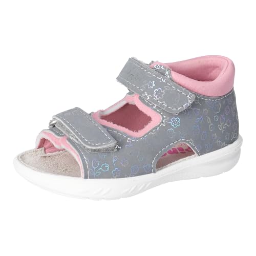 RICOSTA girl Sandals TITU,Width: Normal (WMS), Graphite Mallow 450, 25 EU