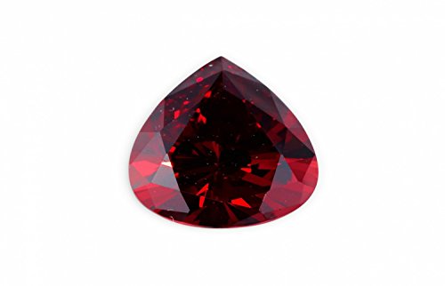 Pierre précieuses oxyde de zirconium poire grenat AAA 3x4mm pour création bijoux lot de 100