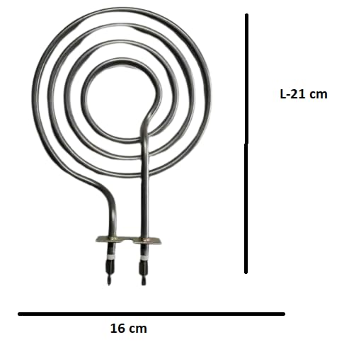 Image of RABBIT-BABA-Electric Heating Element, Popcorn Manchine 4 ring element 1800w Coil Type, Stainless Steel, Spiral Design