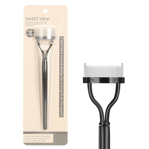 SWEET VIEW Eyelash Comb Lash Separator Brush Mascara...