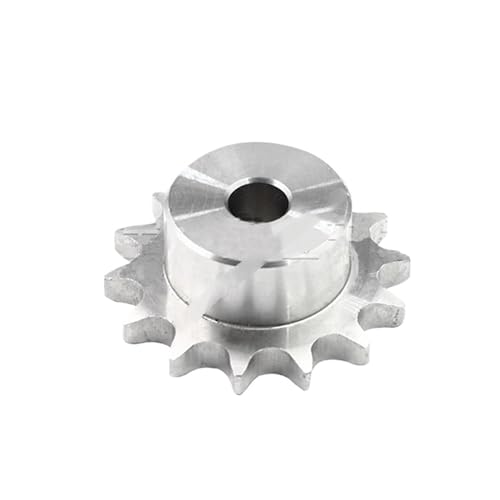 Bevel Gear Pinion Hardware Mechanical 1pcs 10-25 Teeth 04C Chain Gear 304 Stainless Steel Bore 6mm 8mm 25H Industrial Sprocket Wheel Motor Chain Drive Sprocket(19 Teeth (Bore 6mm))