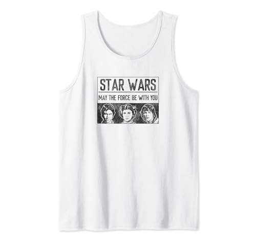 Débardeur Star Wars Han Solo Luke Leia en coton bio pour le style décontracté