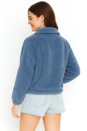 Image of THE DRY STATE Women's Fur Pull Over With High Neck