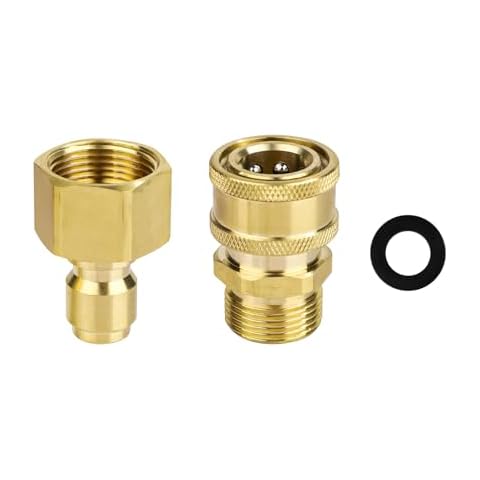 Brass Pressure Washer Adapter Set 5000 PSI Cover