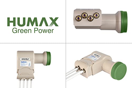 Humax Green Power Quattro LNB für Satellitenempfang mit LTE-Filter