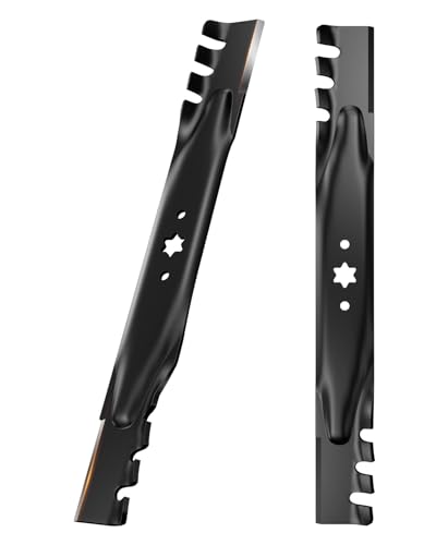 Chway 42 inch Deck Lawn Mower Blade 942-04308-X 942-04308 Mulching Blades with 6 Point Star Replace Number for Troy Bilt and Cub Cade Riding Mowers 942-04126 942-0616 742-04126 742-0616