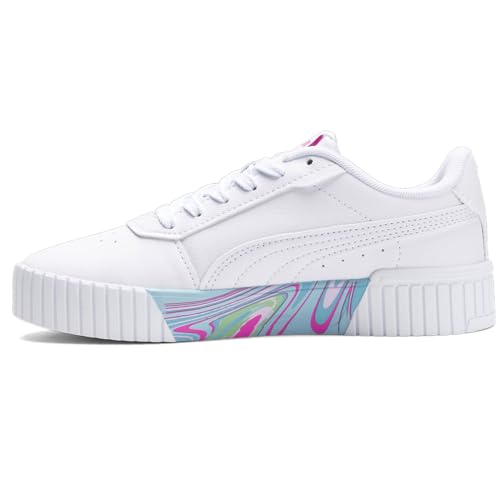 PUMA Kids Girls Carina 2.0 Whipped Dreams Lace Up Sneakers Shoes Casual - White3