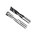 uxcell Brad Point Drill Bits Set 11mm x 68mm & 10.5mm x 70mm Right Turning Carbide for Woodworking Carpentry Drilling Tool