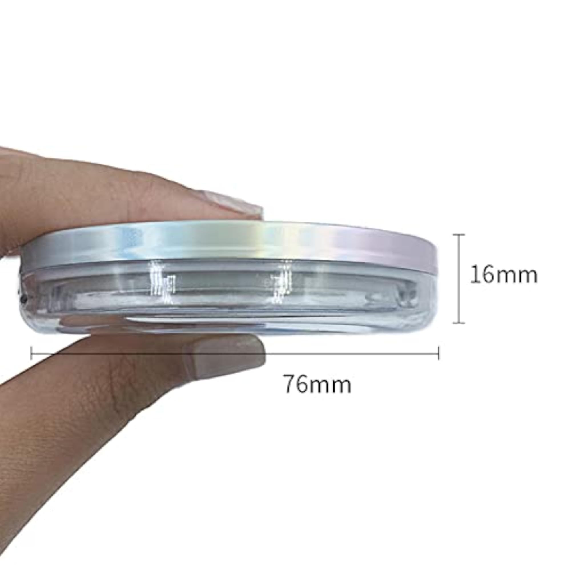 Loose Powder Container Mini Compact Cosmetic Holder 3G