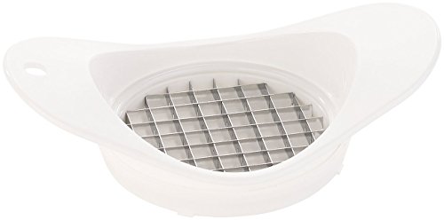 Foto von Rosenstein & Söhne Obstschneider: 5in1-Obst- und Gemüseschneider mit auswechselbaren Klingen-Einsätzen (Apfelteiler, Pommes-Schneider, Allesschneider)