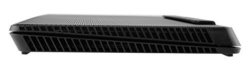 XtremPro-Portable-Metal-Mesh-Laptop-Cooler-Cooling-Pad-6-Quiet-Fans-wGreen-LED-Light-5-Adjustable-Heights-Up-to-17-in-Notebook-2-USB-Interface-wSpeed-Control-Switch-Non-Slip-Black-11147
