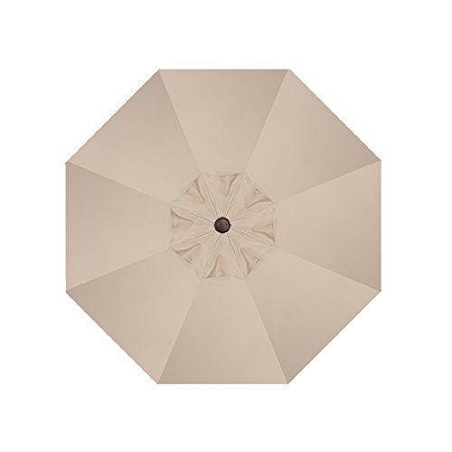 Treasure Garden 9-FT Octagon Replacement Canopy for 9-Ft Frame with 8-Ribs: OBRAVIA Fabric 4822: Khaki