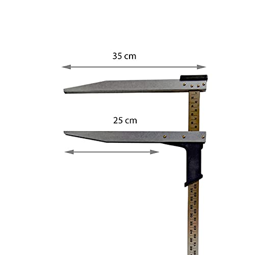 Messkluppe Waldfix, 60 cm, cm-Teilung, ungeeicht