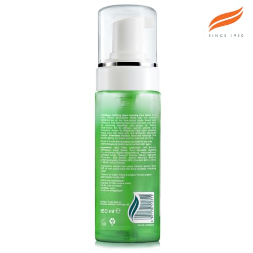 Himalaya Herbals Mousse nettoyante pour le visage à l'extrait de curcuma - Nettoyant pour le visage à base de plantes sans savon, SLS - TESTÉ PAR DERMATOLOGIE 150 ml – vue 2