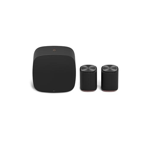 Image of LG Sound Suite Stereo Suite 7 Pro Wireless Bundle | 2X M7 Wireless Dolby Atmos Speakers + W7 Subwoofer | Dolby Atmos FlexConnect | Apple Airplay & Google Cast | Multi-Room Support (New 2026 Model)