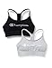 Champion The Seamless Fashion Bra X2 Sujetador Deportivo, Multicolor (Noir/Gris Clair 9rj), Medium (Pack de 2) para Mujer