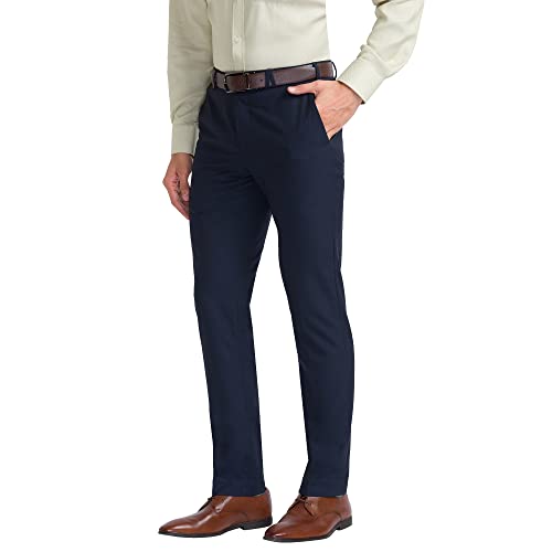 Image of Park Avenue Dark Blue Trouser (Size: 44)-PMTQ06839-B8