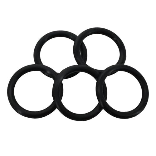 10 個/50 個 VMQ 食品グレードの厚さ CS 2.5 ミリメートル/3 ミリメートル/3.5 ミリメートル/4 ミリメートル O リングシリコン絶縁シールリング黒ゴムシリコン O リングガスケットワッシャー(50Pcs,OD45mm CS4mm)