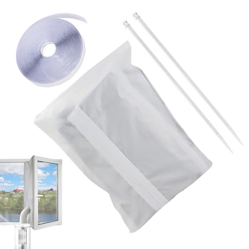 Tragbares Klimagerät Fensterkit | Trockner Kippfenster Dichtungs Set,Ohne Bohrarbeiten Energieeffizientes Fensterkit für Klimaanlagen inklusive...