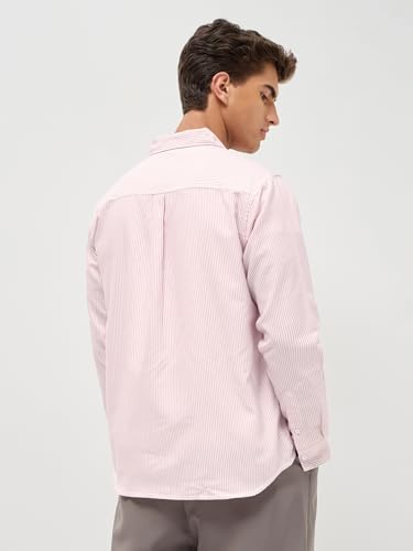 Image of Urbano Fashion Men's Cotton Full Sleeve Regular Fit Casual Striped Shirt