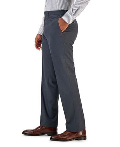 Van Heusen Men's Stretch Performance Button Two Piece Business Suit Jacket and Pants2