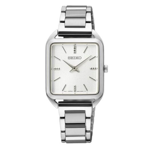 Seiko Reloj Analógico para Mujeres de Cuarzo con Correa en Acero Inoxidable SWR073P1