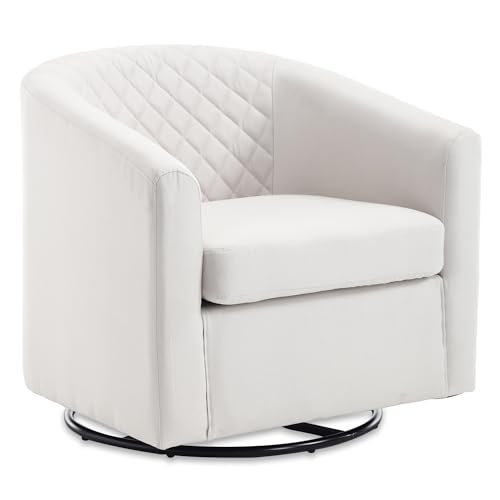 Sillón Plegable Redondo Beige miniatura 1