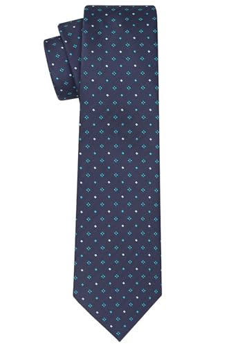 Image of KissTies Mens Necktie Polka Dot Ties For Men Classic Dressing Tie + Gift Box
